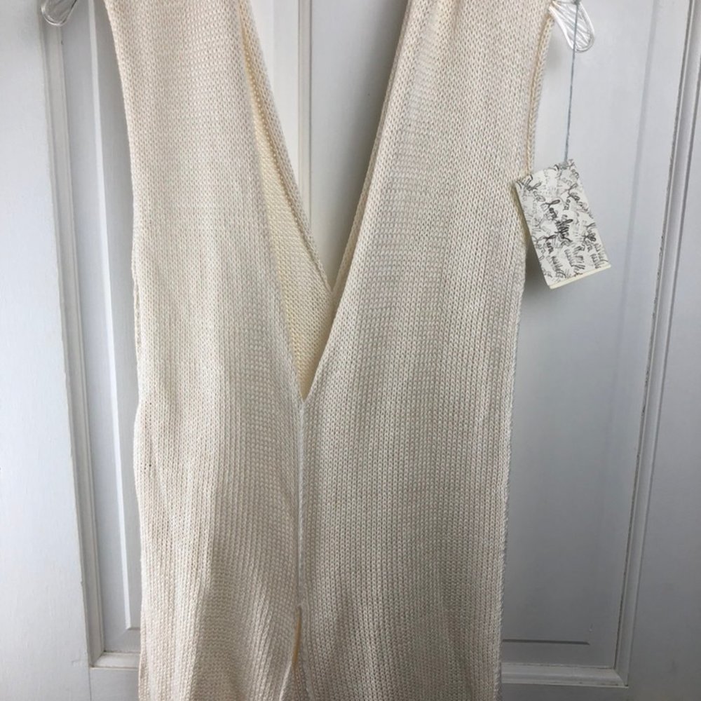 Sweater Dress with Asymmetric Hem